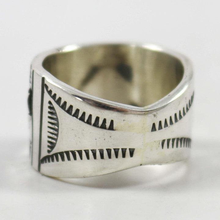 Silver Overlay Ring by Peter Nelson - Garland's