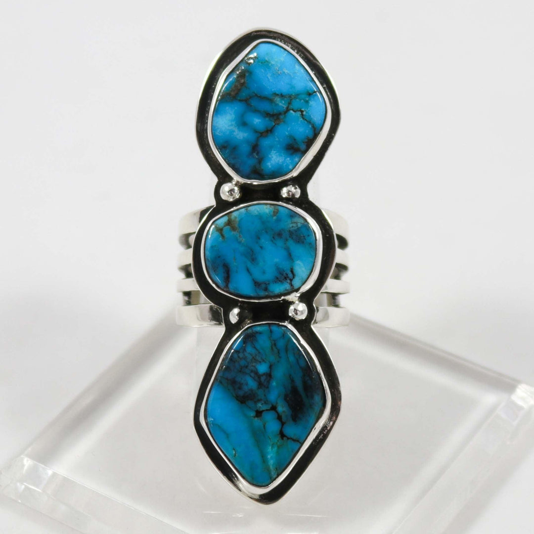 Morenci Turquoise Ring by Tommy Jackson - Garland's