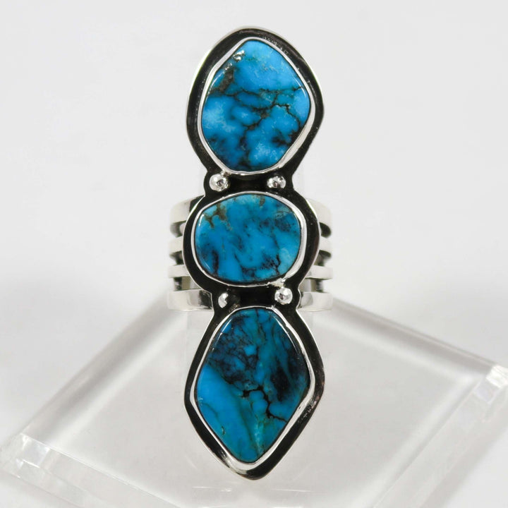 Morenci Turquoise Ring by Tommy Jackson - Garland's