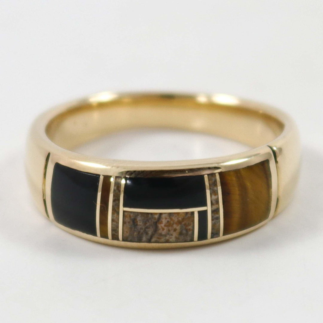 Gold Inlay Ring by Tim Charley - Garland's