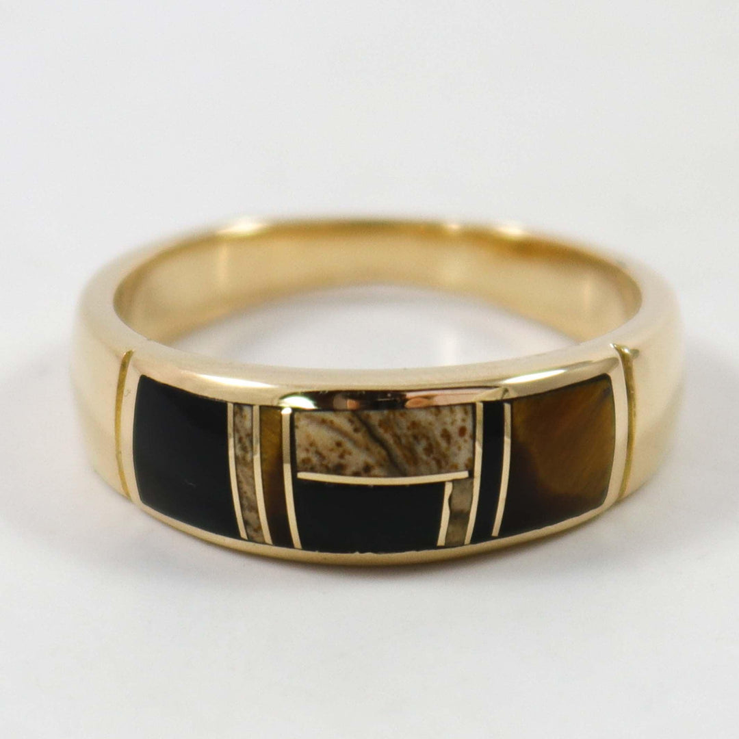 Gold Inlay Ring by Tim Charley - Garland's