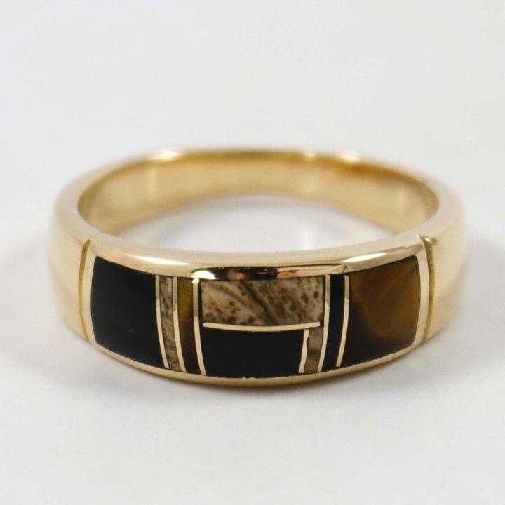 Gold Inlay Ring by Tim Charley - Garland's