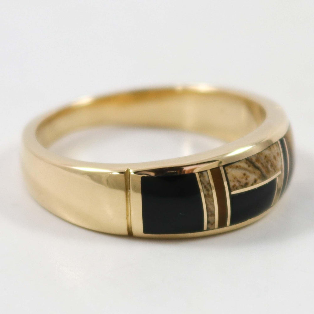 Gold Inlay Ring by Tim Charley - Garland's