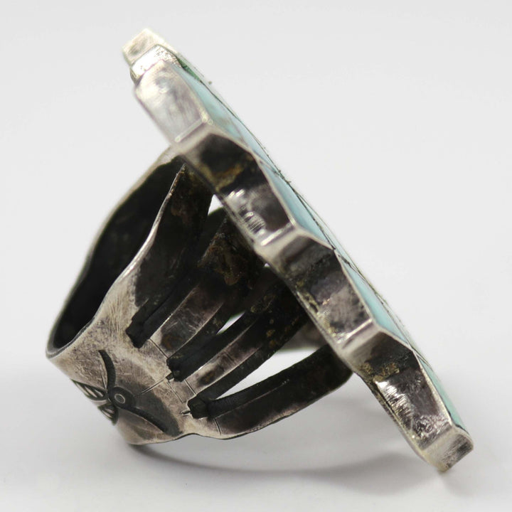 Turquoise Inlay Ring by Jock Favour - Garland's