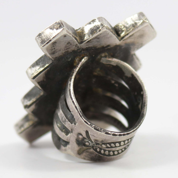 Turquoise Inlay Ring by Jock Favour - Garland's