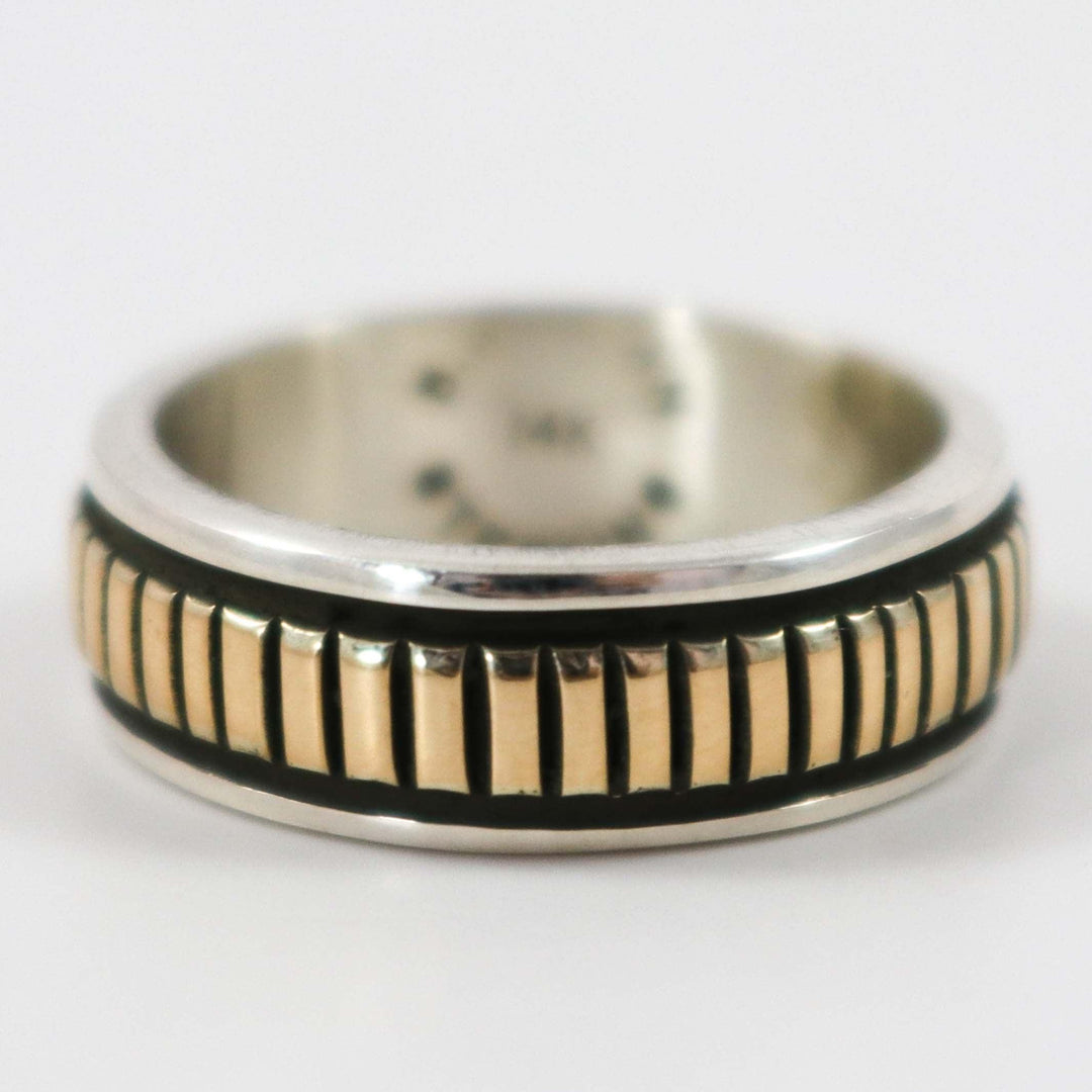 Gold on Silver Ring by Bruce Morgan - Garland's