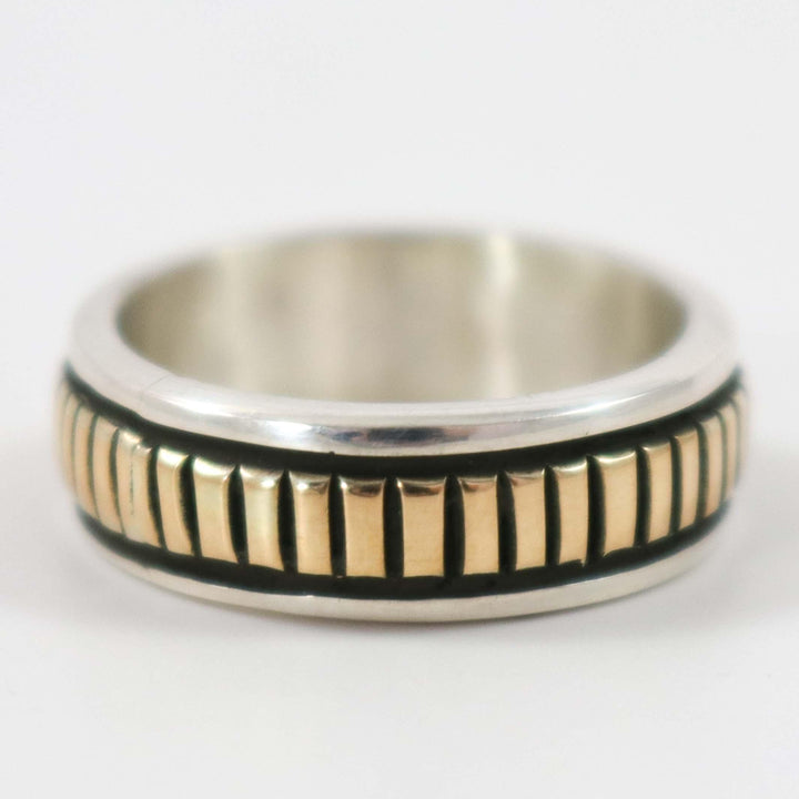 Gold on Silver Ring by Bruce Morgan - Garland's