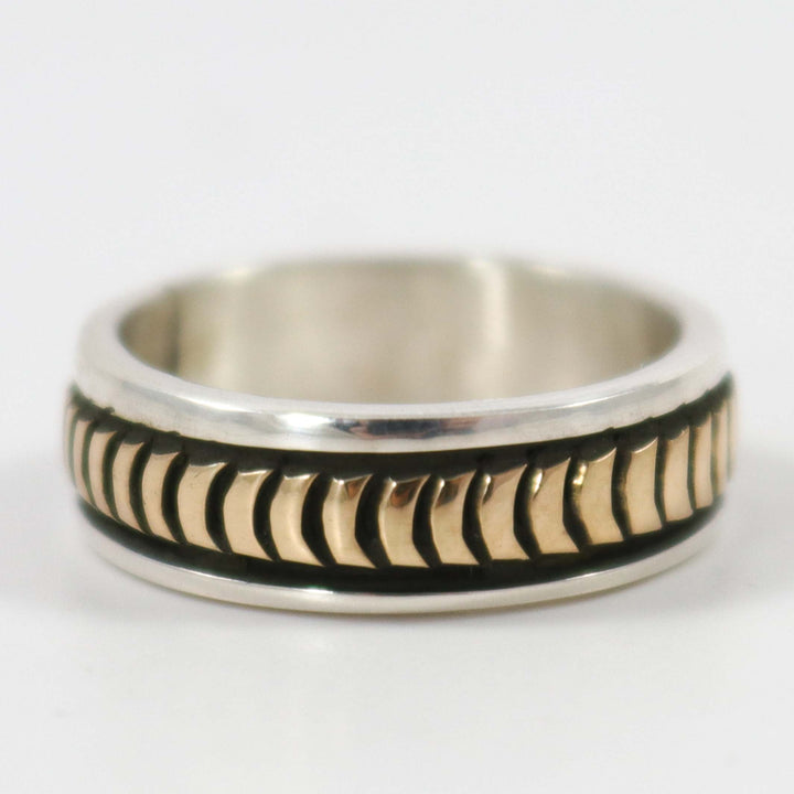 Gold on Silver Ring
