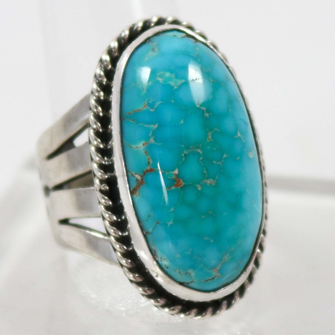 Important Vintage Native American Navajo Albert Jake Bisbee Turquoise Sterling Silver Bracelet Important Vintage Native American Navajo Albert Jake Bisbee Turquoise Sterling Silver Bracelet