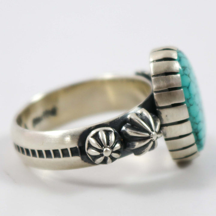 Number Eight Turquoise Ring