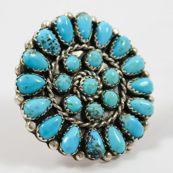 Kingman Turquoise Ring by Fannie Begay - Garland's