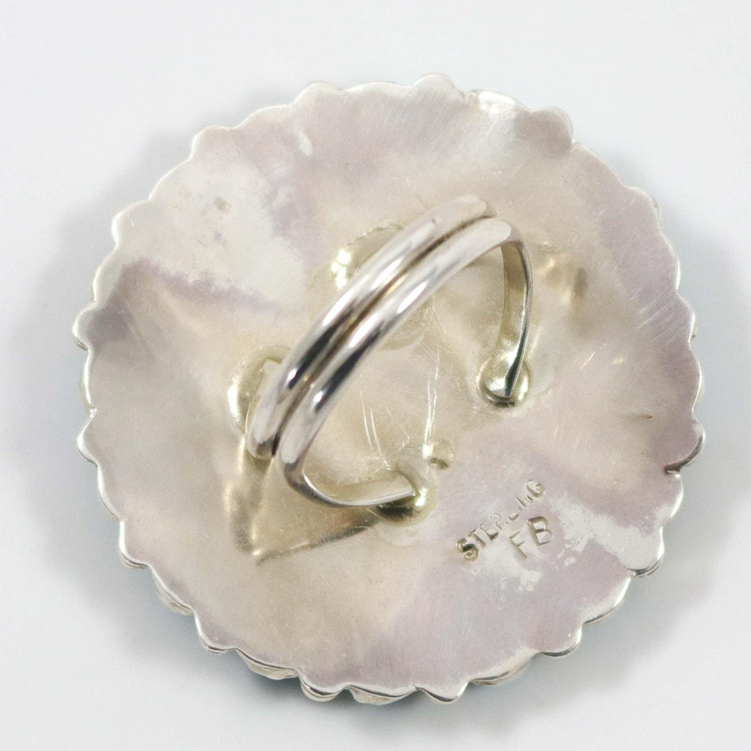 Kingman Turquoise Ring by Fannie Begay - Garland's