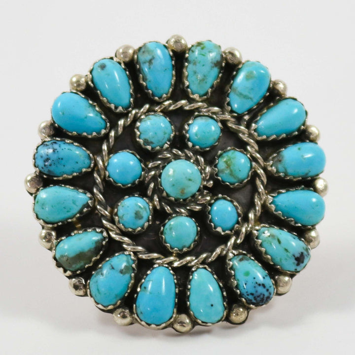 Kingman Turquoise Ring by Fannie Begay - Garland's