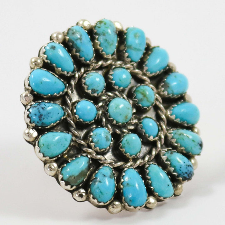 Kingman Turquoise Ring by Fannie Begay - Garland's