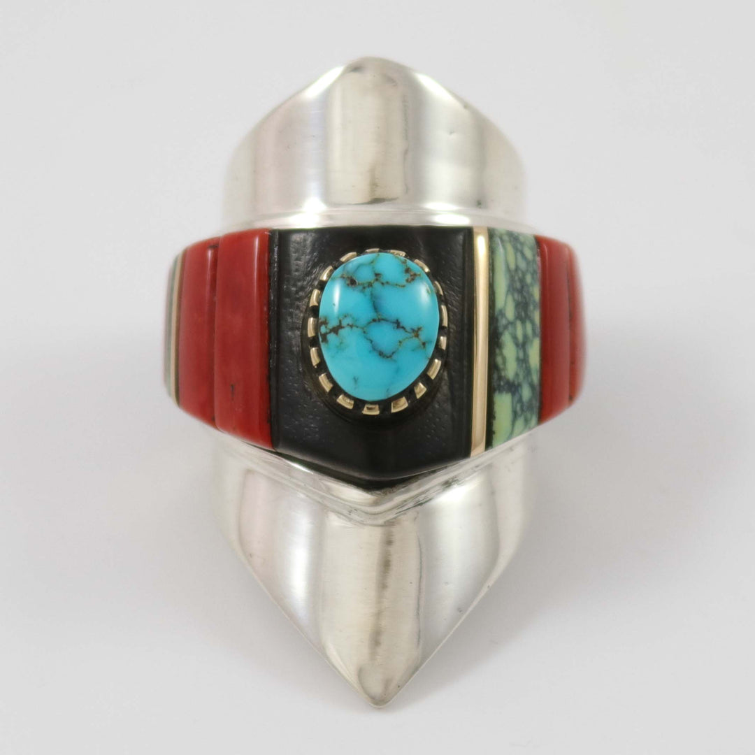 Cobbled Inlay Ring