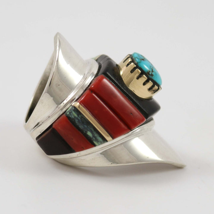 Cobbled Inlay Ring