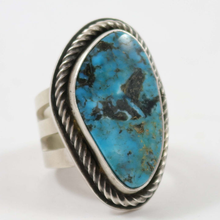 Blue Diamond Turquoise Ring