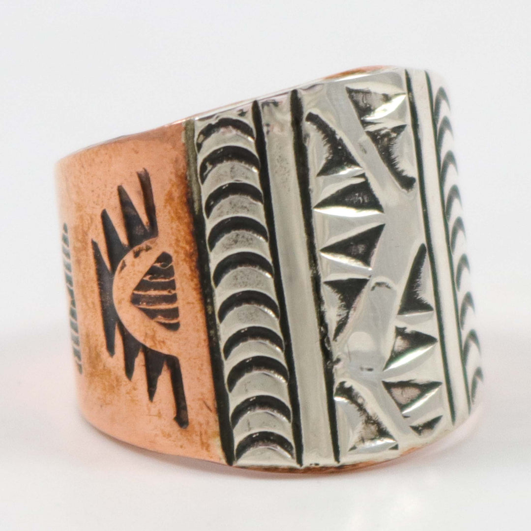 Silver and Copper Ring