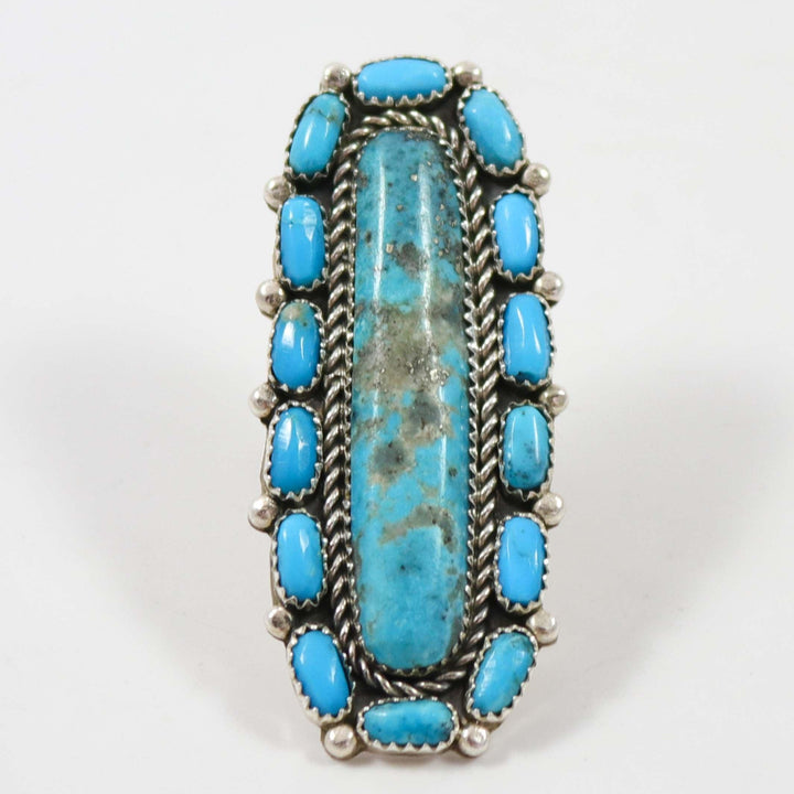 Kingman Turquoise Ring by Fannie Begay - Garland's