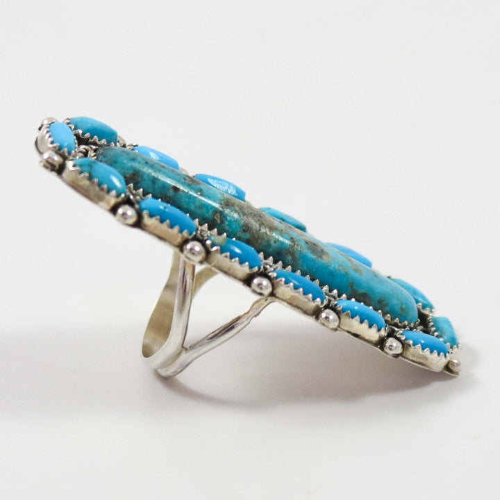 Kingman Turquoise Ring by Fannie Begay - Garland's