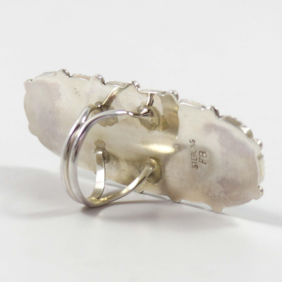 Kingman Turquoise Ring by Fannie Begay - Garland's