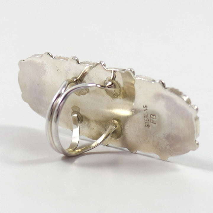 Kingman Turquoise Ring by Fannie Begay - Garland's