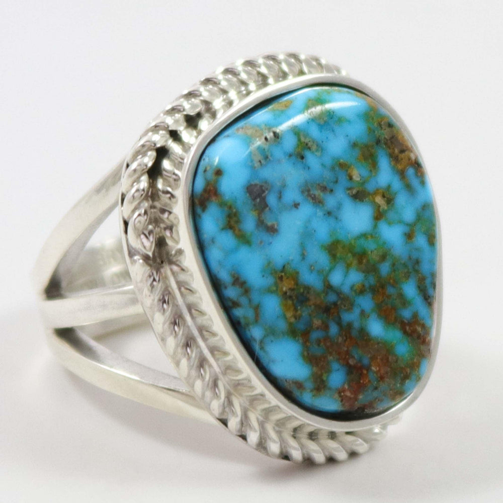 Kingman Turquoise Ring by Bryon Yellowhorse - Garland's