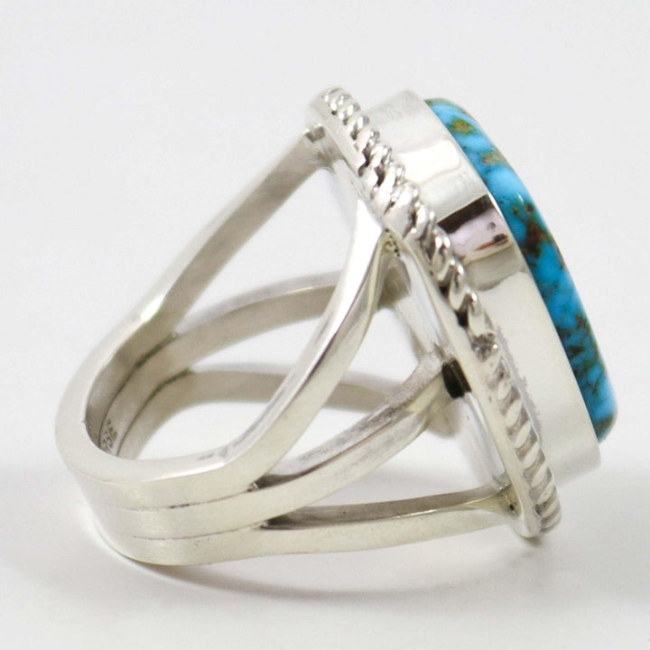 Kingman Turquoise Ring by Bryon Yellowhorse - Garland's