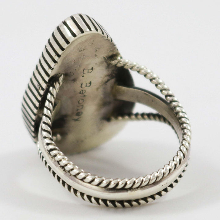 Morenci Turquoise Ring by Billy Betoney - Garland's
