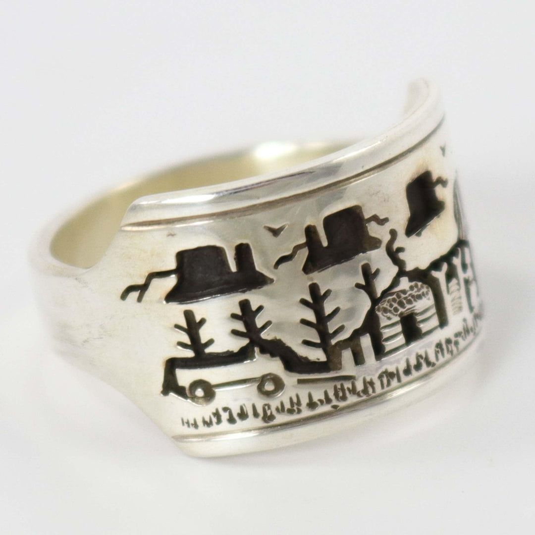 Navajo Storyteller Ring by Gilbert Begay - Garland's