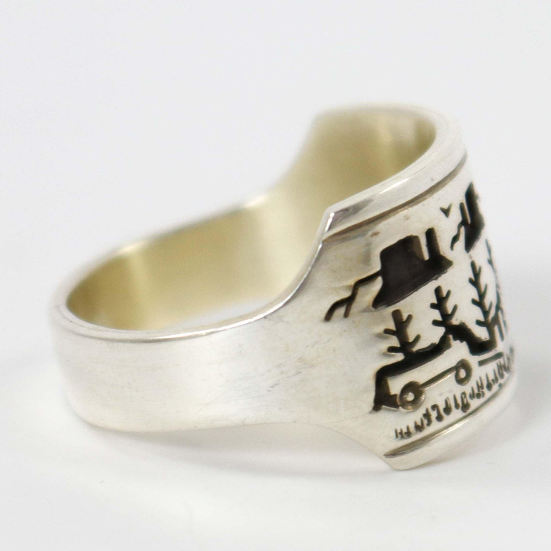 Navajo Storyteller Ring by Gilbert Begay - Garland's