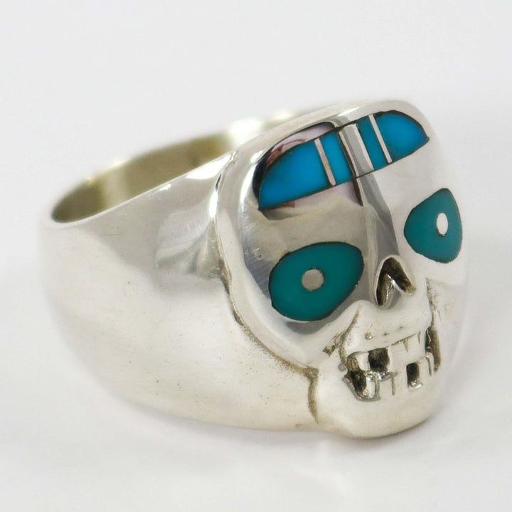Inlay Skull Ring by Stanley Manygoats - Garland's