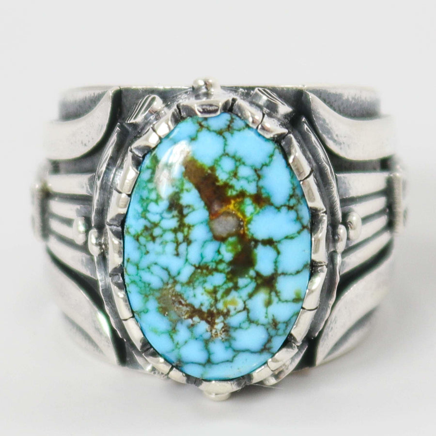 Turquoise Mountain Ring by Curtis Pete - Garland's