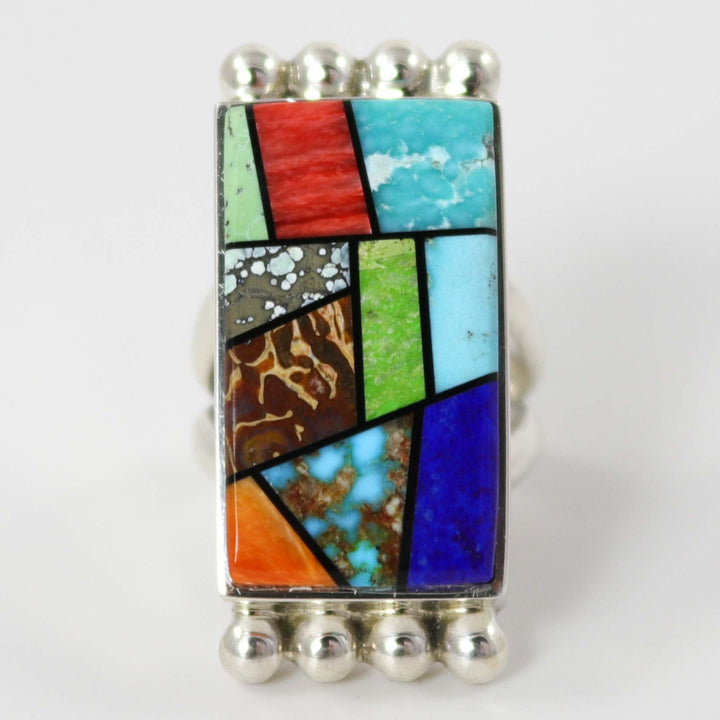 Multi-Stone Inlay Ring by Bryon Yellowhorse - Garland's