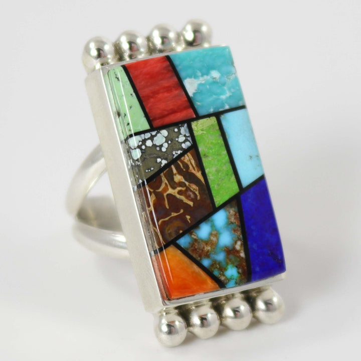 Multi-Stone Inlay Ring by Bryon Yellowhorse - Garland's