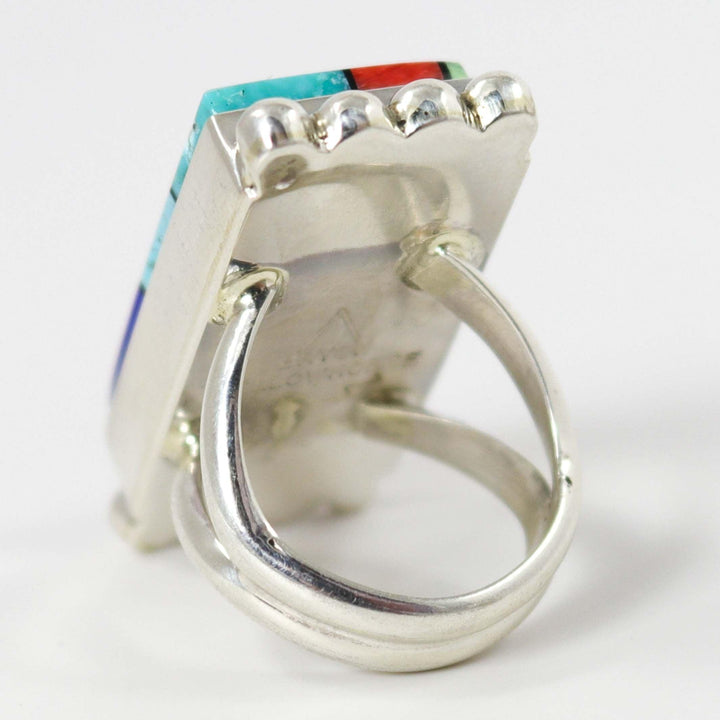 Multi-Stone Inlay Ring by Bryon Yellowhorse - Garland's