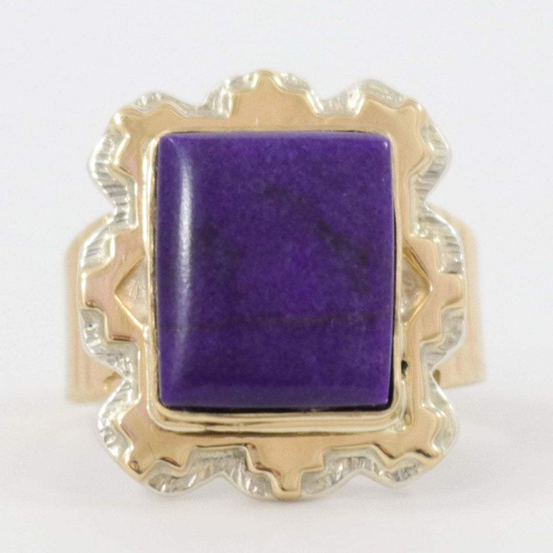 Sugilite and Gold Ring