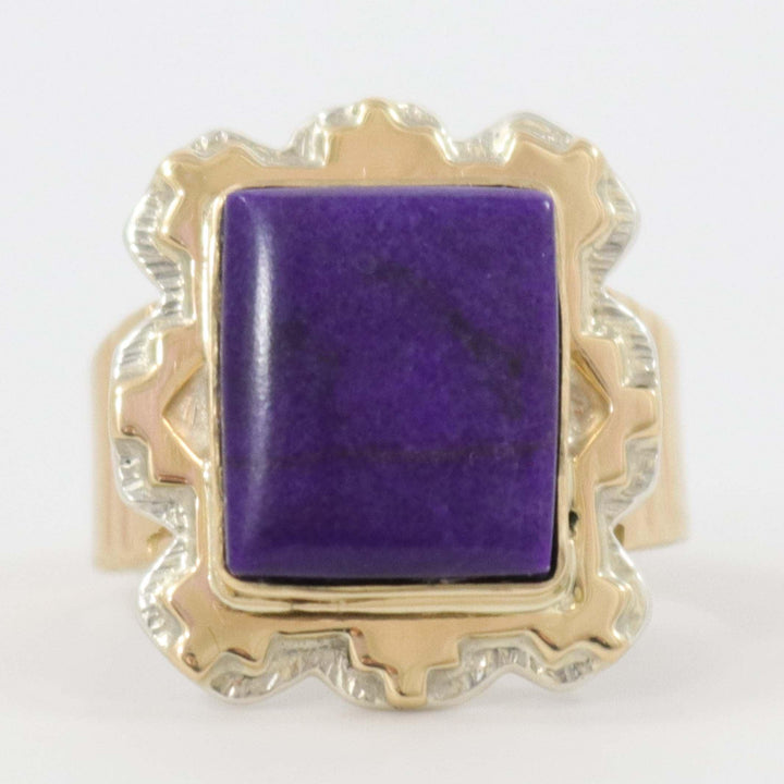 Sugilite and Gold Ring
