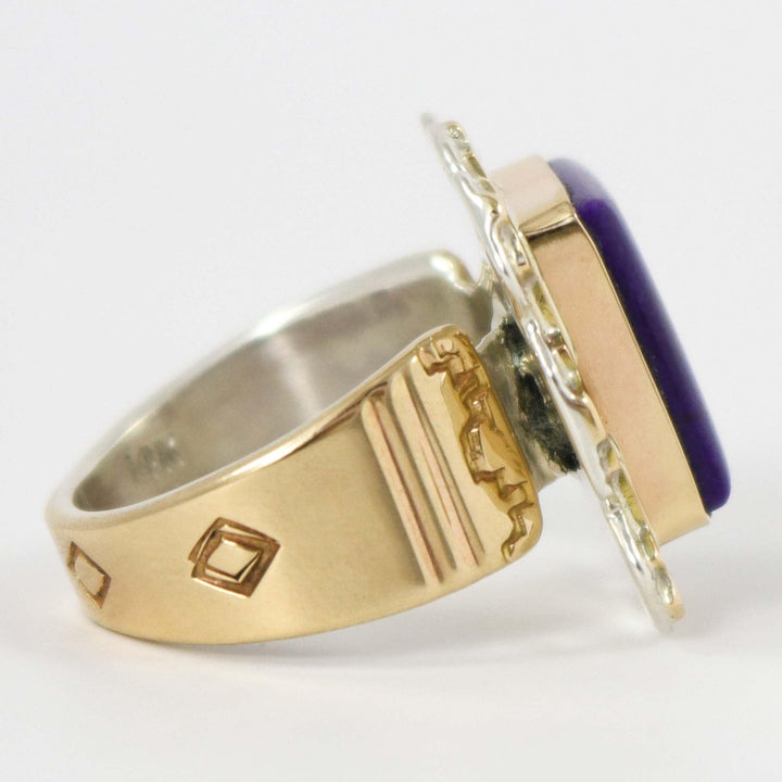 Sugilite and Gold Ring