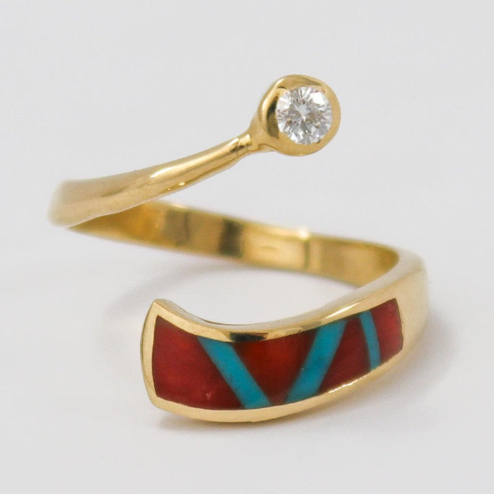Gold Shooting Star Ring