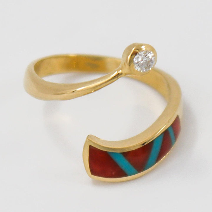 Gold Shooting Star Ring
