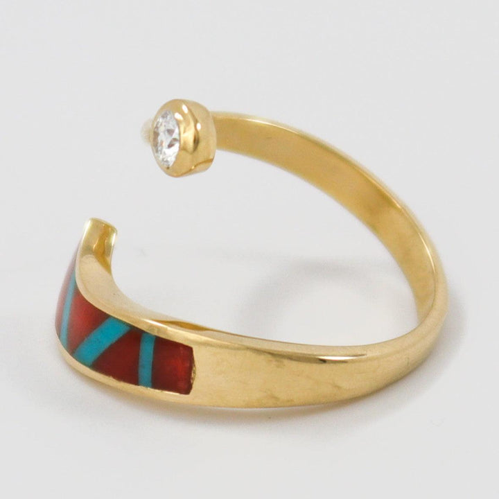 Gold Shooting Star Ring