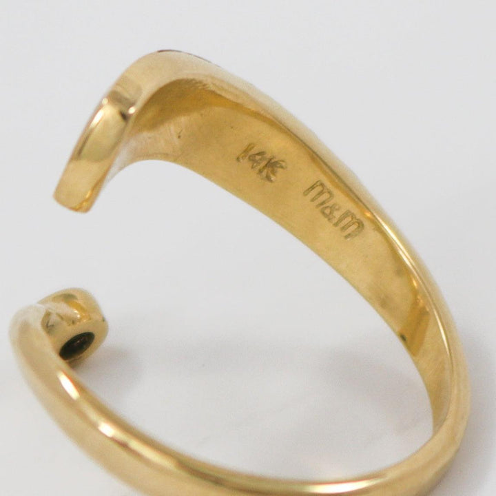 Gold Shooting Star Ring