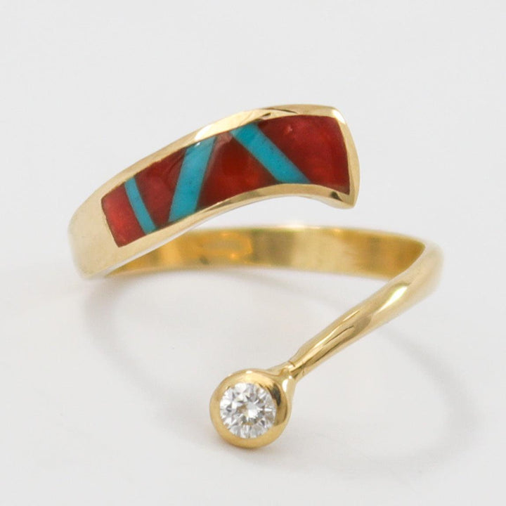 Gold Shooting Star Ring