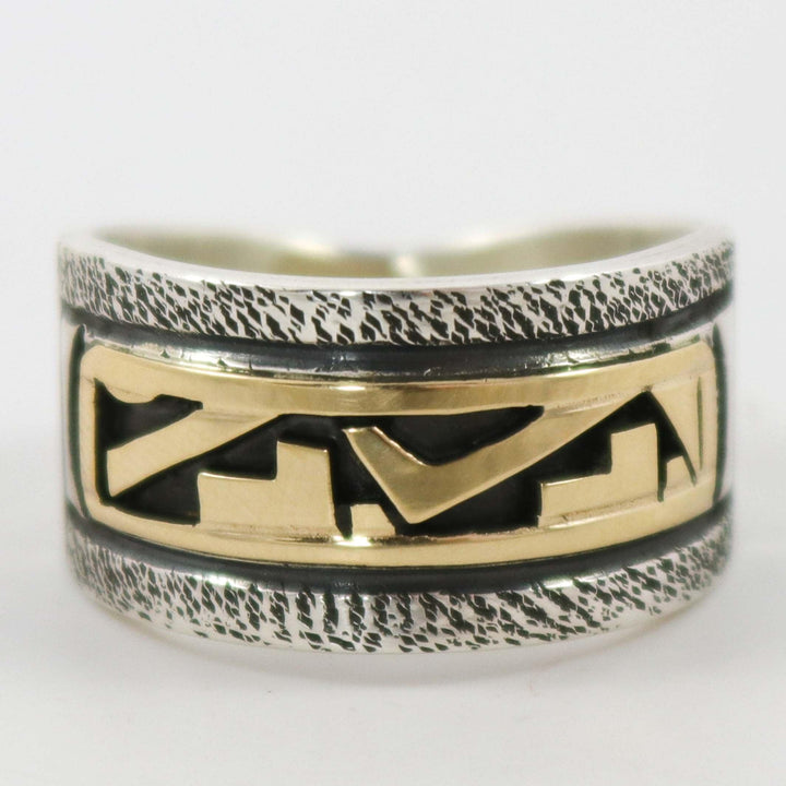 Gold on Silver Ring
