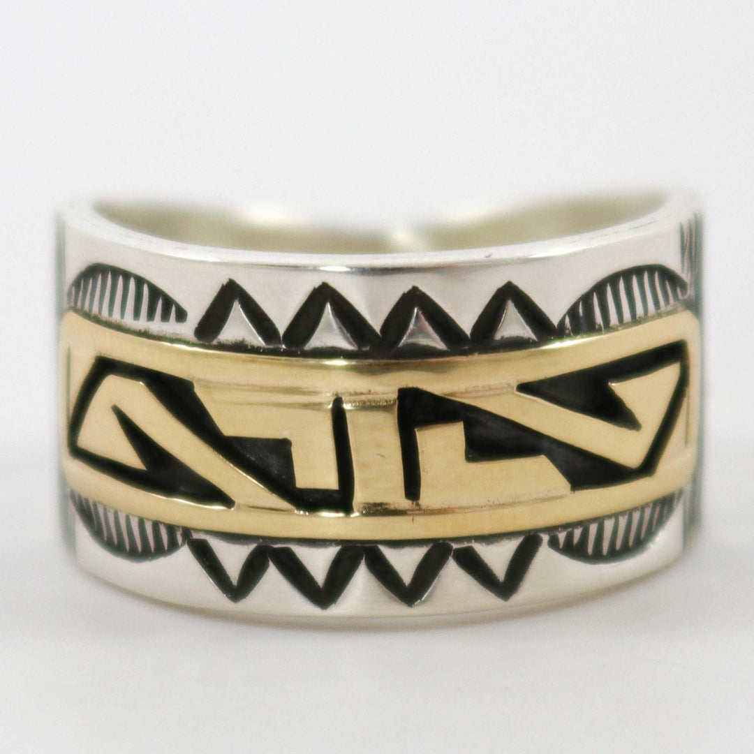 Gold on Silver Ring