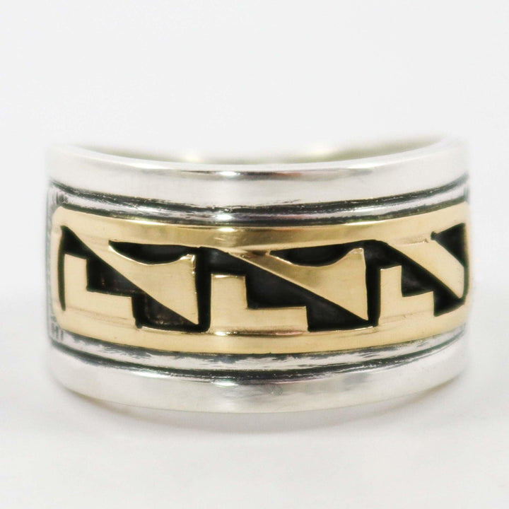 Gold on Silver Ring