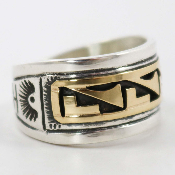 Gold on Silver Ring