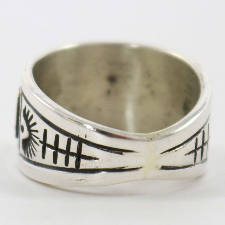 Gold on Silver Ring