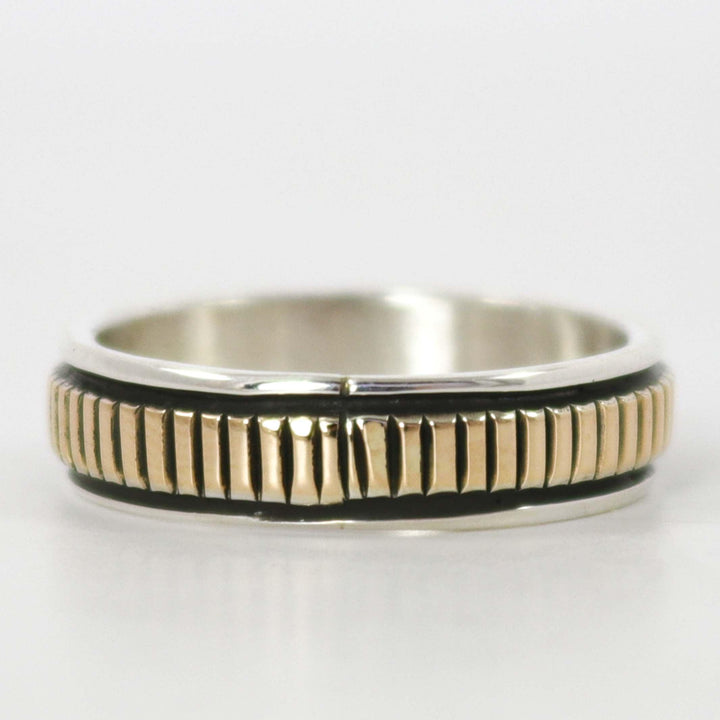 Gold on Silver Ring